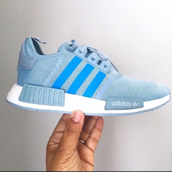 baby blue nmds women's